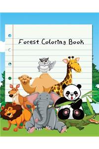 Forest Coloring Book