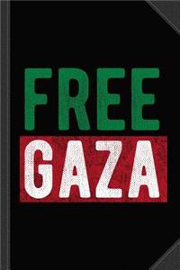 Free Gaza Palestine Journal Notebook