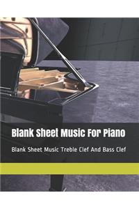 Blank Sheet Music for Piano