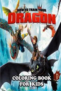 How to Train Your Dragon Coloring Book for Kids