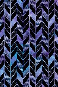 Journal Notebook Abstract Feather Pattern 3