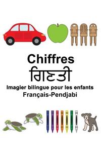 Français-Pendjabi Chiffres Imagier bilingue pour les enfants