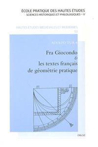 Fra Giocondo Et Les Textes Francais de Geometrie Pratique