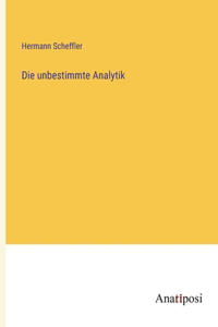 unbestimmte Analytik