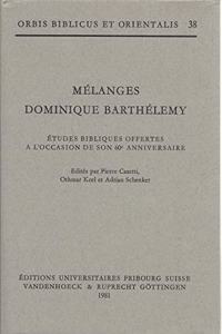 Melanges Dominique Barthelemy