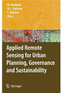 Applied Remote Sensing for Urban Planning, Governance and Sustainability