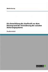Die Entwicklung Der Kaufkraft VOR Dem Hintergrund Der Veranderung Der Sozialen Sicherungssysteme