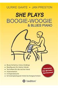 SHE Plays Boogie-Woogie & Blues Piano