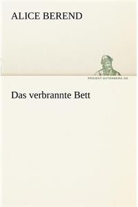 verbrannte Bett