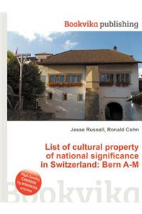 List of Cultural Property of National Significance in Switzerland