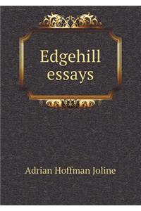 Edgehill Essays