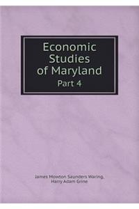 Economic Studies of Maryland Part 4