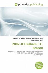 2002-03 Fulham F.C. Season