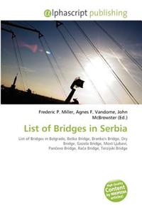 List of Bridges in Serbia