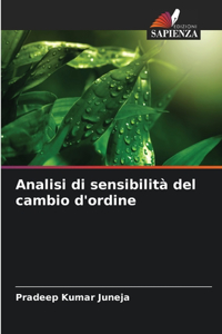 Analisi di sensibilità del cambio d'ordine