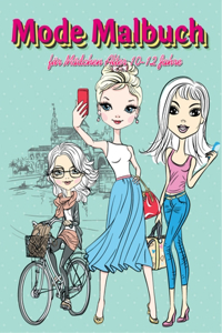 Mode Malbuch für Mädchen Alter 10-12 Jahre