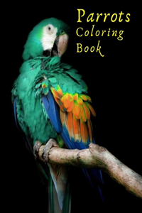Parrots Coloring Book