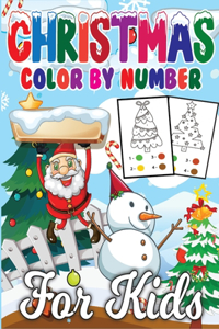 Christmas Color By Number For Kids