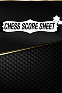 Chess Score Sheet
