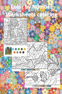 Color by Number Worksheets coloring