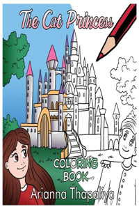 Cat Princess Coloring Book