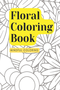 Adult Floral Coloring Book
