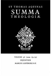 Summa Theologiae: Volume 38, Injustice
