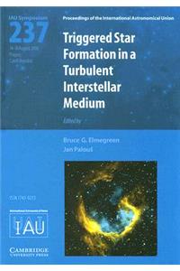 Triggered Star Formation in a Turbulent Interstellar Medium