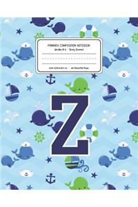 Primary Composition Notebook Grades K-2 Story Journal Z