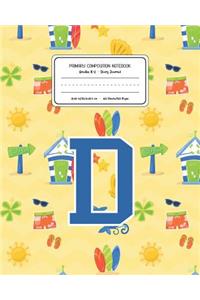 Primary Composition Notebook Grades K-2 Story Journal D