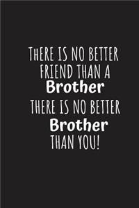There Is No Better Friend Than a Brother There Is No Better Brother Than You