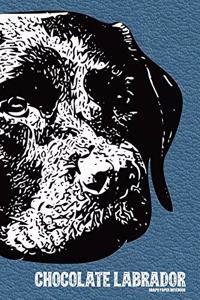 Chocolate Labrador Graph Paper Notebook