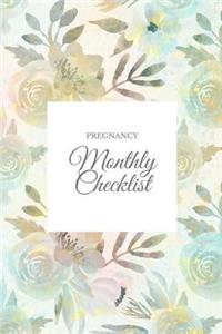 Pregnancy Monthly Checklist