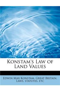Konstam's Law of Land Values