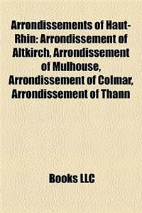 Arrondissements of Haut-Rhin