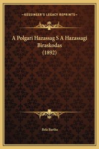 A Polgari Hazassag S A Hazassagi Biraskodas (1892)