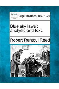 Blue Sky Laws