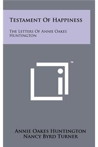 Testament of Happiness