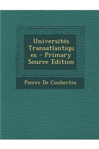 Universites Transatlantiques