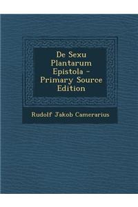 de Sexu Plantarum Epistola