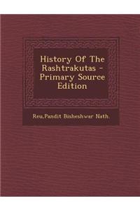 History of the Rashtrakutas