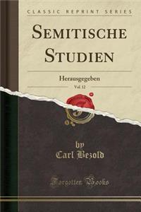 Semitische Studien, Vol. 12