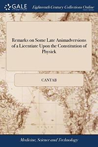 REMARKS ON SOME LATE ANIMADVERSIONS OF A