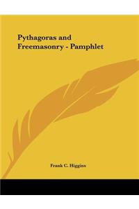 Pythagoras and Freemasonry - Pamphlet
