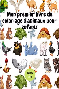 Mon premier livre de coloriage d'animaux pour enfants