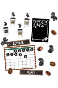 Industrial Cafe Calendar Bulletin Board Set