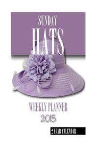 Sunday Hats Weekly Planner 2015