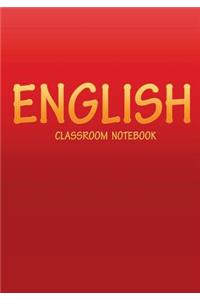 English Classroom Notebook