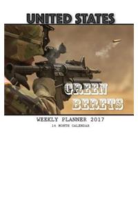 United States Green Beret Weekly Planner 2017