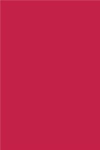 Journal Bright Maroon Color Simple Plain Maroon